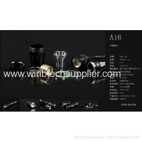 Cree R5 mini Led Torch mini Torch Outdoor Use Led Flashlight T6063-t6 Roxane A16 Cree Q5 R5 Aeronautical Material Led Flas 